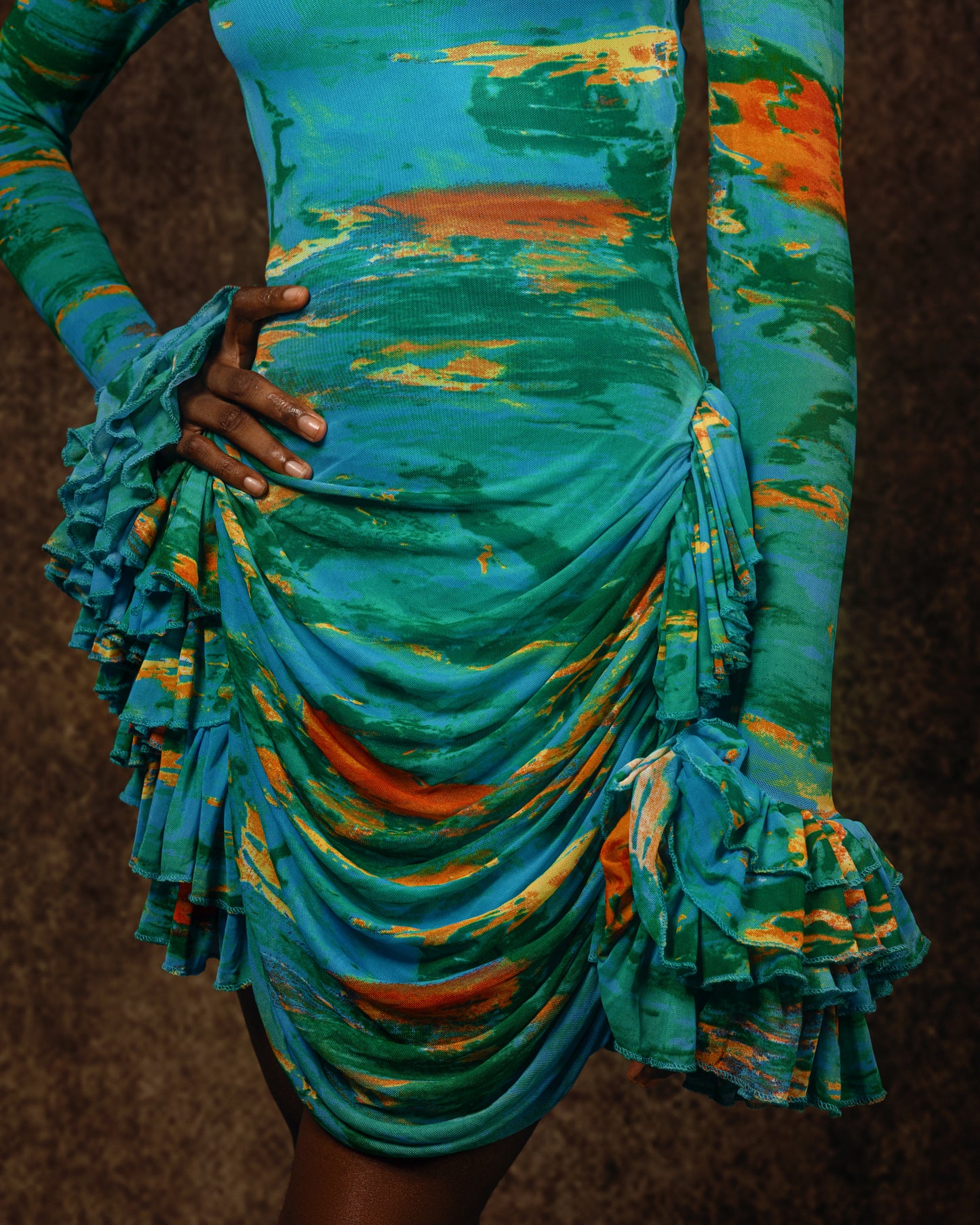 Torquoise Mini Dress