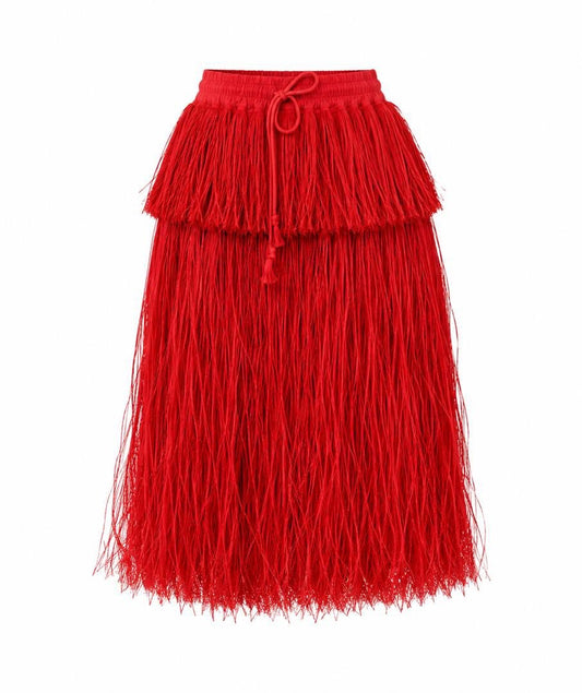 Chi Rafia Skirt