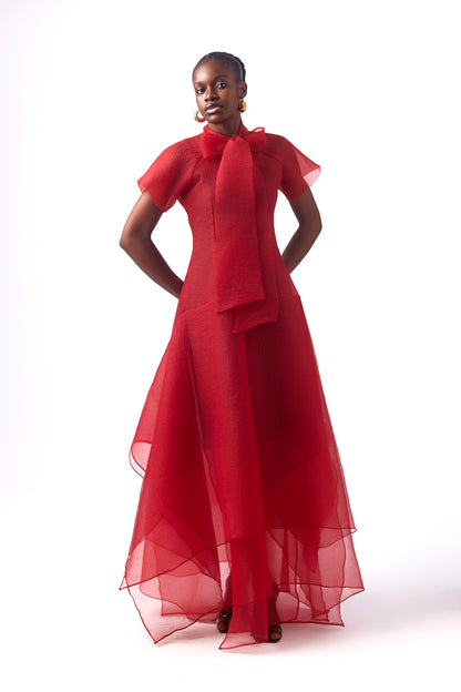 Bow Dress Sleeved