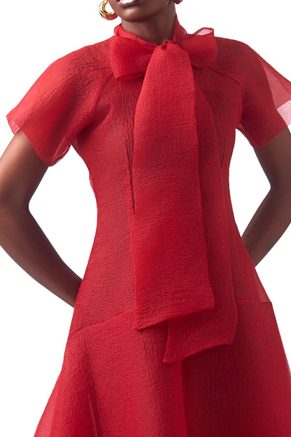 Bow Dress Sleeved