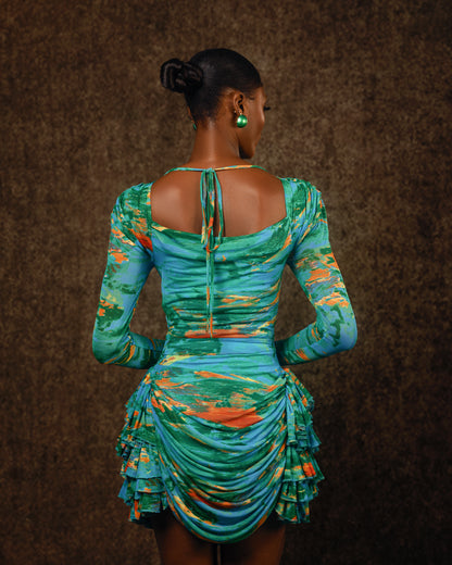 Torquoise Mini Dress