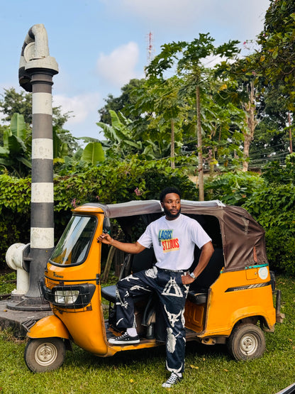 Adire Pants by Kola Kuddus