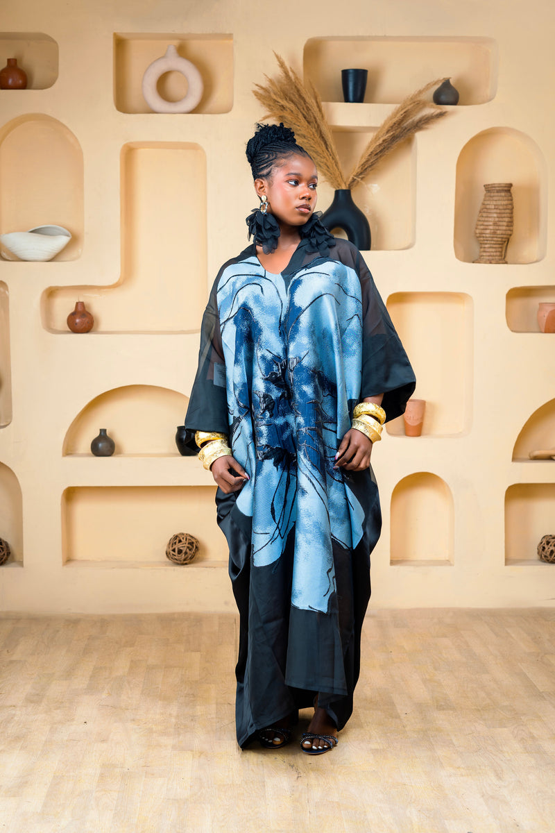 Exaggerated Flower Maxi