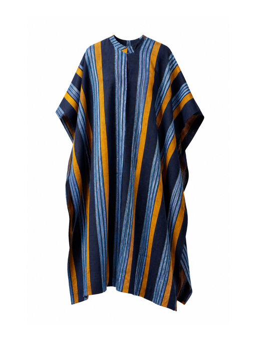 Aso Oke Kimono-Blue