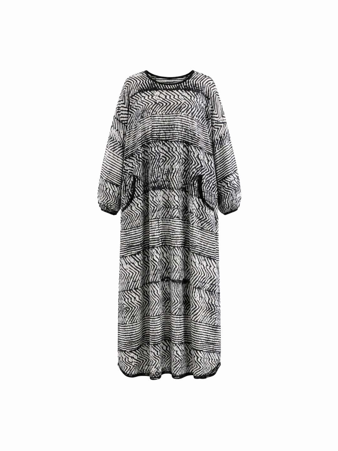 Adire Long Sleeve Dress